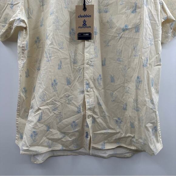 Chubbies The Cactus Makes Perfect Friday Short Sleeve Button Down Shirt Sz XL - Picture 4 of 9